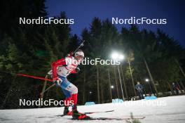 14.02.2024, Nove Mesto na Morave, Czechia (CZE): Michal Krcmar (CZE) - IBU World Championships Biathlon, individual men, Nove Mesto na Morave (CZE). www.nordicfocus.com. © Thibaut/NordicFocus. Every downloaded picture is fee-liable.