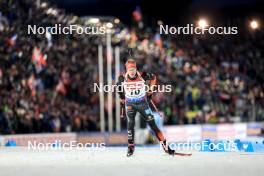 14.02.2024, Nove Mesto na Morave, Czechia (CZE): Roman Rees (GER) - IBU World Championships Biathlon, individual men, Nove Mesto na Morave (CZE). www.nordicfocus.com. © Manzoni/NordicFocus. Every downloaded picture is fee-liable.