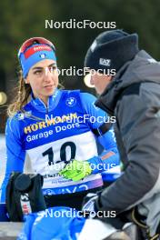 13.02.2024, Nove Mesto na Morave, Czechia (CZE): Lisa Vittozzi (ITA) - IBU World Championships Biathlon, individual women, Nove Mesto na Morave (CZE). www.nordicfocus.com. © Manzoni/NordicFocus. Every downloaded picture is fee-liable.