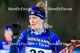 13.02.2024, Nove Mesto na Morave, Czechia (CZE): Deedra Irwin (USA) - IBU World Championships Biathlon, individual women, Nove Mesto na Morave (CZE). www.nordicfocus.com. © Manzoni/NordicFocus. Every downloaded picture is fee-liable.