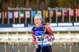 13.02.2024, Nove Mesto na Morave, Czechia (CZE): Tamara Steiner (AUT) - IBU World Championships Biathlon, individual women, Nove Mesto na Morave (CZE). www.nordicfocus.com. © Manzoni/NordicFocus. Every downloaded picture is fee-liable.