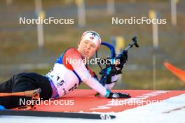 13.02.2024, Nove Mesto na Morave, Czechia (CZE): Nadia Moser (CAN) - IBU World Championships Biathlon, individual women, Nove Mesto na Morave (CZE). www.nordicfocus.com. © Manzoni/NordicFocus. Every downloaded picture is fee-liable.