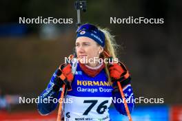 13.02.2024, Nove Mesto na Morave, Czechia (CZE): Chloe Levins (USA) - IBU World Championships Biathlon, individual women, Nove Mesto na Morave (CZE). www.nordicfocus.com. © Manzoni/NordicFocus. Every downloaded picture is fee-liable.