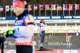 13.02.2024, Nove Mesto na Morave, Czechia (CZE): Elisa Gasparin (SUI) - IBU World Championships Biathlon, individual women, Nove Mesto na Morave (CZE). www.nordicfocus.com. © Manzoni/NordicFocus. Every downloaded picture is fee-liable.