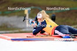 13.02.2024, Nove Mesto na Morave, Czechia (CZE): Ingrid Landmark Tandrevold (NOR) - IBU World Championships Biathlon, individual women, Nove Mesto na Morave (CZE). www.nordicfocus.com. © Manzoni/NordicFocus. Every downloaded picture is fee-liable.