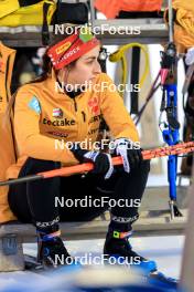 13.02.2024, Nove Mesto na Morave, Czechia (CZE): Vanessa Voigt (GER) - IBU World Championships Biathlon, individual women, Nove Mesto na Morave (CZE). www.nordicfocus.com. © Manzoni/NordicFocus. Every downloaded picture is fee-liable.