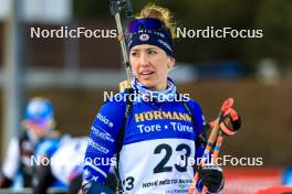 13.02.2024, Nove Mesto na Morave, Czechia (CZE): Deedra Irwin (USA) - IBU World Championships Biathlon, individual women, Nove Mesto na Morave (CZE). www.nordicfocus.com. © Manzoni/NordicFocus. Every downloaded picture is fee-liable.