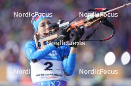 18.02.2024, Nove Mesto na Morave, Czechia (CZE): Lisa Vittozzi (ITA) - IBU World Championships Biathlon, mass women, Nove Mesto na Morave (CZE). www.nordicfocus.com. © Thibaut/NordicFocus. Every downloaded picture is fee-liable.