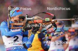 18.02.2024, Nove Mesto na Morave, Czechia (CZE): Lisa Vittozzi (ITA) - IBU World Championships Biathlon, mass women, Nove Mesto na Morave (CZE). www.nordicfocus.com. © Thibaut/NordicFocus. Every downloaded picture is fee-liable.