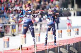 18.02.2024, Nove Mesto na Morave, Czechia (CZE): Juni Arnekleiv (NOR) - IBU World Championships Biathlon, mass women, Nove Mesto na Morave (CZE). www.nordicfocus.com. © Thibaut/NordicFocus. Every downloaded picture is fee-liable.