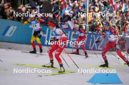 18.02.2024, Nove Mesto na Morave, Czechia (CZE): Joanna Jakiela (POL), Lisa Theresa Hauser (AUT), (l-r) - IBU World Championships Biathlon, mass women, Nove Mesto na Morave (CZE). www.nordicfocus.com. © Thibaut/NordicFocus. Every downloaded picture is fee-liable.