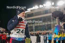 14.02.2024, Nove Mesto na Morave, Czechia (CZE): Tarjei Boe (NOR) - IBU World Championships Biathlon, medals, Nove Mesto na Morave (CZE). www.nordicfocus.com. © Thibaut/NordicFocus. Every downloaded picture is fee-liable.