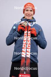 14.02.2024, Nove Mesto na Morave, Czechia (CZE): Benedikt Doll (GER) - IBU World Championships Biathlon, medals, Nove Mesto na Morave (CZE). www.nordicfocus.com. © Manzoni/NordicFocus. Every downloaded picture is fee-liable.