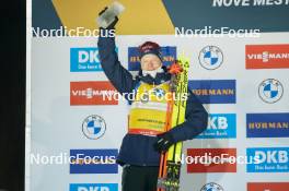 07.02.2024, Nove Mesto na Morave, Czechia (CZE): Johannes Thingnes Boe (NOR) - IBU World Championships Biathlon, medals, Nove Mesto na Morave (CZE). www.nordicfocus.com. © Thibaut/NordicFocus. Every downloaded picture is fee-liable.