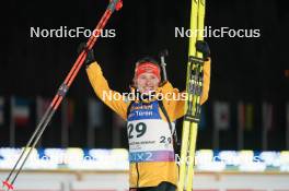 13.02.2024, Nove Mesto na Morave, Czechia (CZE): Janina Hettich-Walz (GER) - IBU World Championships Biathlon, medals, Nove Mesto na Morave (CZE). www.nordicfocus.com. © Thibaut/NordicFocus. Every downloaded picture is fee-liable.