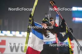 07.02.2024, Nove Mesto na Morave, Czechia (CZE): Lou Jeanmonnot (FRA) - IBU World Championships Biathlon, medals, Nove Mesto na Morave (CZE). www.nordicfocus.com. © Thibaut/NordicFocus. Every downloaded picture is fee-liable.