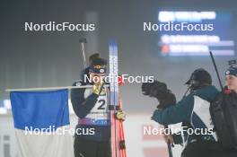 07.02.2024, Nove Mesto na Morave, Czechia (CZE): Julia Simon (FRA) - IBU World Championships Biathlon, medals, Nove Mesto na Morave (CZE). www.nordicfocus.com. © Thibaut/NordicFocus. Every downloaded picture is fee-liable.