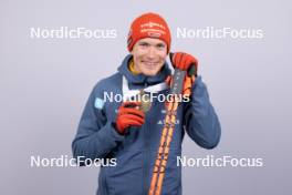 14.02.2024, Nove Mesto na Morave, Czechia (CZE): Benedikt Doll (GER) - IBU World Championships Biathlon, medals, Nove Mesto na Morave (CZE). www.nordicfocus.com. © Manzoni/NordicFocus. Every downloaded picture is fee-liable.