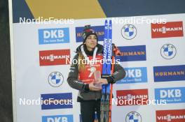 11.02.2024, Nove Mesto na Morave, Czechia (CZE): Lisa Vittozzi (ITA) - IBU World Championships Biathlon, medals, Nove Mesto na Morave (CZE). www.nordicfocus.com. © Thibaut/NordicFocus. Every downloaded picture is fee-liable.