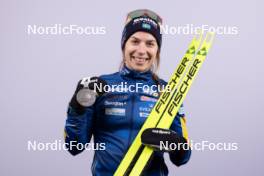 17.02.2024, Nove Mesto na Morave, Czechia (CZE): Anna Magnusson (SWE) - IBU World Championships Biathlon, medals, Nove Mesto na Morave (CZE). www.nordicfocus.com. © Manzoni/NordicFocus. Every downloaded picture is fee-liable.