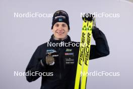 07.02.2024, Nove Mesto na Morave, Czechia (CZE): Martin Ponsiluoma (SWE) - IBU World Championships Biathlon, medals, Nove Mesto na Morave (CZE). www.nordicfocus.com. © Manzoni/NordicFocus. Every downloaded picture is fee-liable.