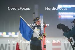 07.02.2024, Nove Mesto na Morave, Czechia (CZE): Julia Simon (FRA) - IBU World Championships Biathlon, medals, Nove Mesto na Morave (CZE). www.nordicfocus.com. © Thibaut/NordicFocus. Every downloaded picture is fee-liable.