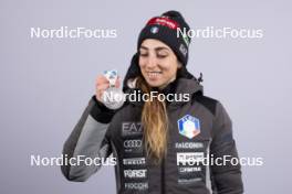 11.02.2024, Nove Mesto na Morave, Czechia (CZE): Lisa Vittozzi (ITA) - IBU World Championships Biathlon, medals, Nove Mesto na Morave (CZE). www.nordicfocus.com. © Manzoni/NordicFocus. Every downloaded picture is fee-liable.