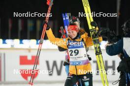 13.02.2024, Nove Mesto na Morave, Czechia (CZE): Janina Hettich-Walz (GER) - IBU World Championships Biathlon, medals, Nove Mesto na Morave (CZE). www.nordicfocus.com. © Thibaut/NordicFocus. Every downloaded picture is fee-liable.