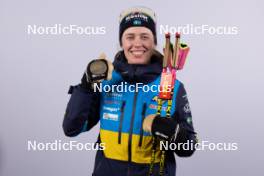 07.02.2024, Nove Mesto na Morave, Czechia (CZE): Elvira Oeberg (SWE) - IBU World Championships Biathlon, medals, Nove Mesto na Morave (CZE). www.nordicfocus.com. © Manzoni/NordicFocus. Every downloaded picture is fee-liable.