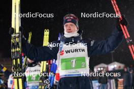 07.02.2024, Nove Mesto na Morave, Czechia (CZE): Johannes Thingnes Boe (NOR) - IBU World Championships Biathlon, medals, Nove Mesto na Morave (CZE). www.nordicfocus.com. © Thibaut/NordicFocus. Every downloaded picture is fee-liable.