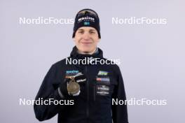 07.02.2024, Nove Mesto na Morave, Czechia (CZE): Martin Ponsiluoma (SWE) - IBU World Championships Biathlon, medals, Nove Mesto na Morave (CZE). www.nordicfocus.com. © Manzoni/NordicFocus. Every downloaded picture is fee-liable.