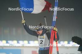 07.02.2024, Nove Mesto na Morave, Czechia (CZE): Julia Simon (FRA) - IBU World Championships Biathlon, medals, Nove Mesto na Morave (CZE). www.nordicfocus.com. © Thibaut/NordicFocus. Every downloaded picture is fee-liable.