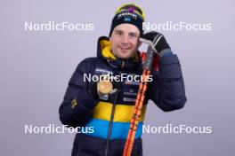 17.02.2024, Nove Mesto na Morave, Czechia (CZE): Jesper Nelin (SWE) - IBU World Championships Biathlon, medals, Nove Mesto na Morave (CZE). www.nordicfocus.com. © Manzoni/NordicFocus. Every downloaded picture is fee-liable.