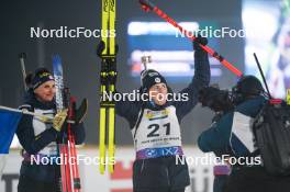 07.02.2024, Nove Mesto na Morave, Czechia (CZE): Justine Braisaz-Bouchet (FRA) - IBU World Championships Biathlon, medals, Nove Mesto na Morave (CZE). www.nordicfocus.com. © Thibaut/NordicFocus. Every downloaded picture is fee-liable.