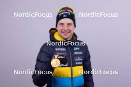 17.02.2024, Nove Mesto na Morave, Czechia (CZE): Jesper Nelin (SWE) - IBU World Championships Biathlon, medals, Nove Mesto na Morave (CZE). www.nordicfocus.com. © Manzoni/NordicFocus. Every downloaded picture is fee-liable.