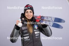 11.02.2024, Nove Mesto na Morave, Czechia (CZE): Lisa Vittozzi (ITA) - IBU World Championships Biathlon, medals, Nove Mesto na Morave (CZE). www.nordicfocus.com. © Manzoni/NordicFocus. Every downloaded picture is fee-liable.