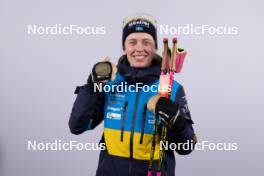 07.02.2024, Nove Mesto na Morave, Czechia (CZE): Elvira Oeberg (SWE) - IBU World Championships Biathlon, medals, Nove Mesto na Morave (CZE). www.nordicfocus.com. © Manzoni/NordicFocus. Every downloaded picture is fee-liable.