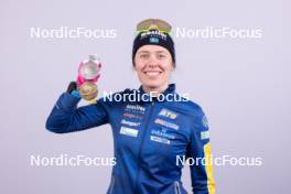 17.02.2024, Nove Mesto na Morave, Czechia (CZE): Elvira Oeberg (SWE) - IBU World Championships Biathlon, medals, Nove Mesto na Morave (CZE). www.nordicfocus.com. © Manzoni/NordicFocus. Every downloaded picture is fee-liable.