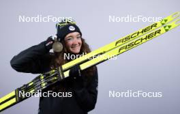 09.02.2024, Nove Mesto na Morave, Czechia (CZE): Lou Jeanmonnot (FRA) - IBU World Championships Biathlon, medals, Nove Mesto na Morave (CZE). www.nordicfocus.com. © Manzoni/NordicFocus. Every downloaded picture is fee-liable.