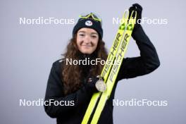 09.02.2024, Nove Mesto na Morave, Czechia (CZE): Lou Jeanmonnot (FRA) - IBU World Championships Biathlon, medals, Nove Mesto na Morave (CZE). www.nordicfocus.com. © Manzoni/NordicFocus. Every downloaded picture is fee-liable.