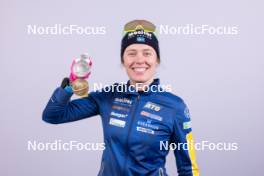 17.02.2024, Nove Mesto na Morave, Czechia (CZE): Elvira Oeberg (SWE) - IBU World Championships Biathlon, medals, Nove Mesto na Morave (CZE). www.nordicfocus.com. © Manzoni/NordicFocus. Every downloaded picture is fee-liable.