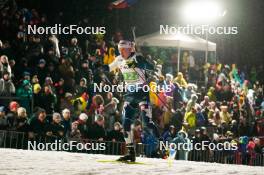 07.02.2024, Nove Mesto na Morave, Czechia (CZE): Otto Invenius (FIN) - IBU World Championships Biathlon, mixed relay, Nove Mesto na Morave (CZE). www.nordicfocus.com. © Thibaut/NordicFocus. Every downloaded picture is fee-liable.