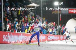 07.02.2024, Nove Mesto na Morave, Czechia (CZE): Dmitrii Shamaev (ROU) - IBU World Championships Biathlon, mixed relay, Nove Mesto na Morave (CZE). www.nordicfocus.com. © Thibaut/NordicFocus. Every downloaded picture is fee-liable.