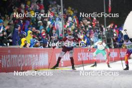 07.02.2024, Nove Mesto na Morave, Czechia (CZE): Baiba Bendika (LAT) - IBU World Championships Biathlon, mixed relay, Nove Mesto na Morave (CZE). www.nordicfocus.com. © Thibaut/NordicFocus. Every downloaded picture is fee-liable.