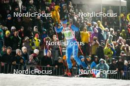 07.02.2024, Nove Mesto na Morave, Czechia (CZE): Tommaso Giacomel (ITA) - IBU World Championships Biathlon, mixed relay, Nove Mesto na Morave (CZE). www.nordicfocus.com. © Thibaut/NordicFocus. Every downloaded picture is fee-liable.