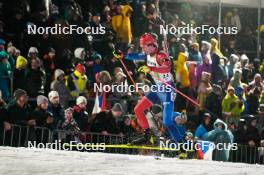 07.02.2024, Nove Mesto na Morave, Czechia (CZE): Damian Cesnek (SVK) - IBU World Championships Biathlon, mixed relay, Nove Mesto na Morave (CZE). www.nordicfocus.com. © Thibaut/NordicFocus. Every downloaded picture is fee-liable.