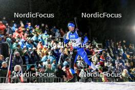 11.02.2024, Nove Mesto na Morave, Czechia (CZE): Rene Zahkna (EST) - IBU World Championships Biathlon, pursuit men, Nove Mesto na Morave (CZE). www.nordicfocus.com. © Manzoni/NordicFocus. Every downloaded picture is fee-liable.