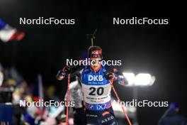 11.02.2024, Nove Mesto na Morave, Czechia (CZE): Endre Stroemsheim (NOR) - IBU World Championships Biathlon, pursuit men, Nove Mesto na Morave (CZE). www.nordicfocus.com. © Manzoni/NordicFocus. Every downloaded picture is fee-liable.