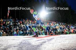 11.02.2024, Nove Mesto na Morave, Czechia (CZE): Lovro Planko (SLO) - IBU World Championships Biathlon, pursuit men, Nove Mesto na Morave (CZE). www.nordicfocus.com. © Manzoni/NordicFocus. Every downloaded picture is fee-liable.