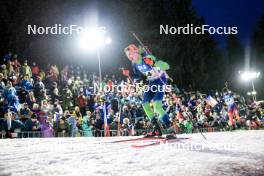 11.02.2024, Nove Mesto na Morave, Czechia (CZE): Lovro Planko (SLO) - IBU World Championships Biathlon, pursuit men, Nove Mesto na Morave (CZE). www.nordicfocus.com. © Manzoni/NordicFocus. Every downloaded picture is fee-liable.